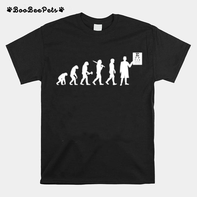 Optometrist Evolution Optician T-Shirt