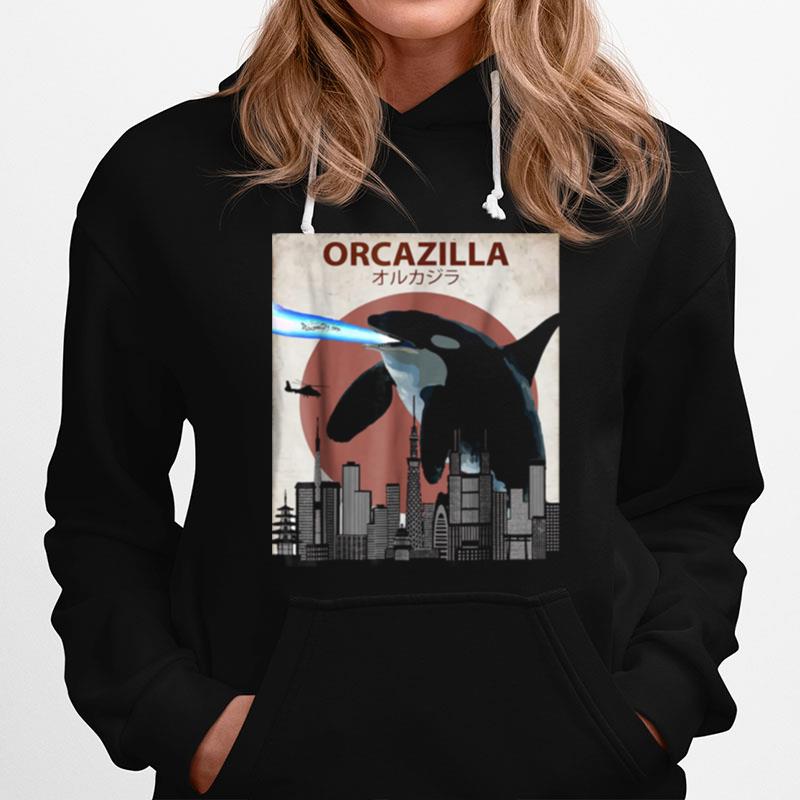 Orcazilla Killer Whale Orca Lovers Hoodie