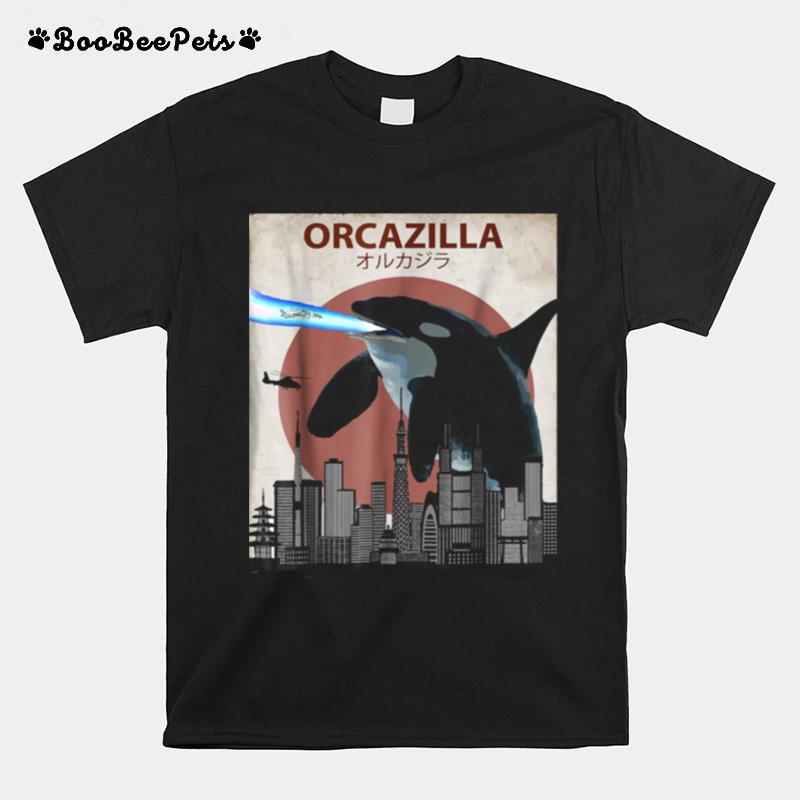 Orcazilla Killer Whale Orca Lovers T-Shirt