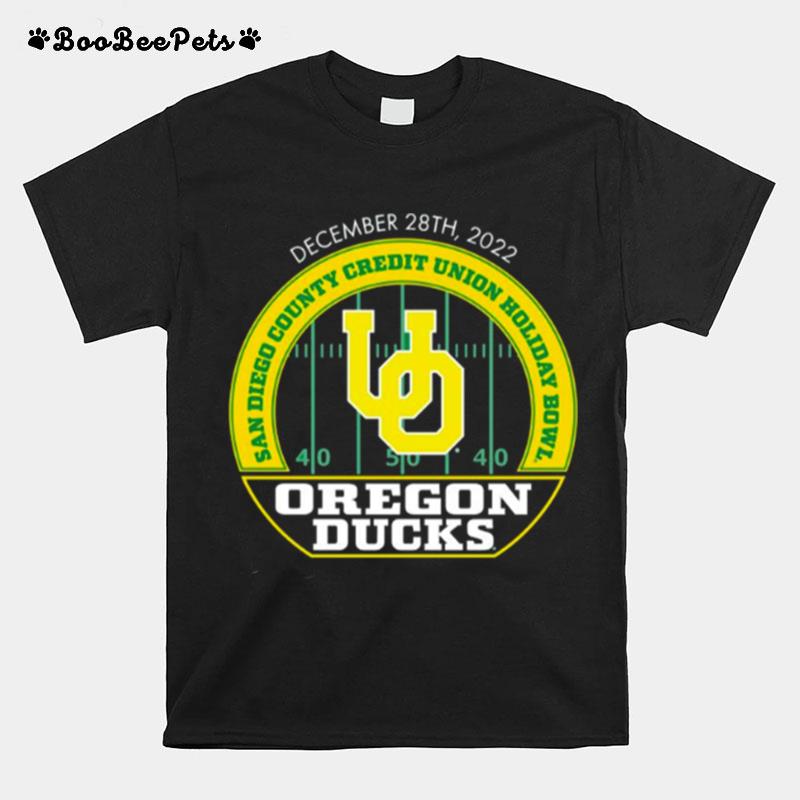 Oregon Ducks Sdccu Holiday Bowl 2022 T-Shirt