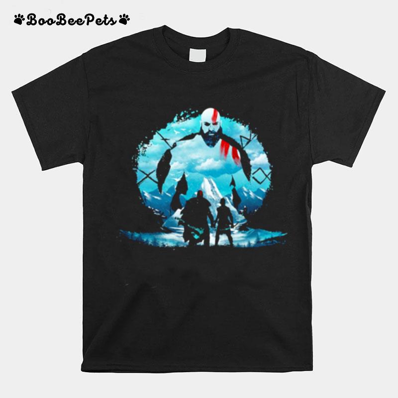Original Kratos Landscape God Of War Ragnarok T-Shirt