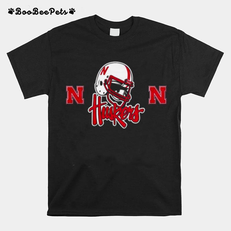 Original Nebraska Cornhuskers Wallpaper Black T-Shirt