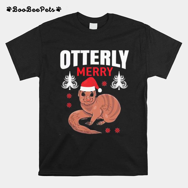 Otterly Santa Merry Christmas T-Shirt