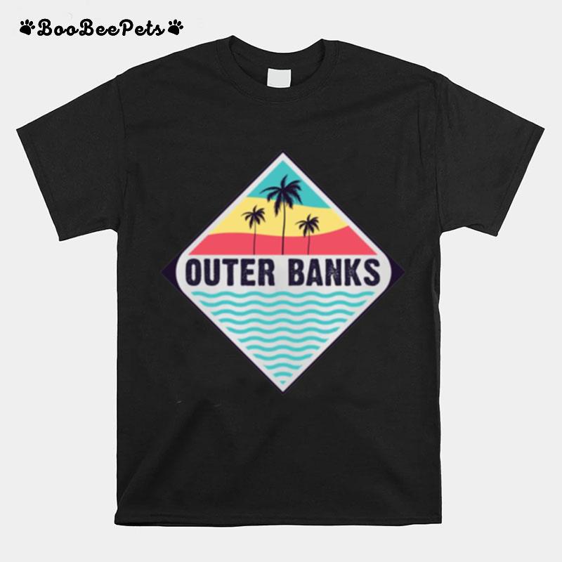 Outer Banks Vibes Summer Vibes Retro T-Shirt