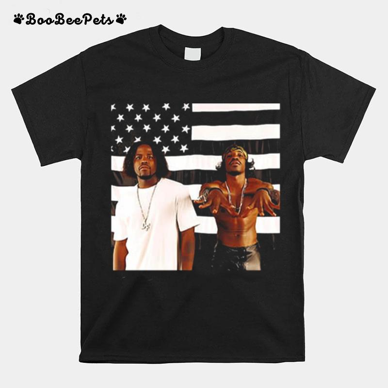 Outkasts Stankonia American Flag T-Shirt