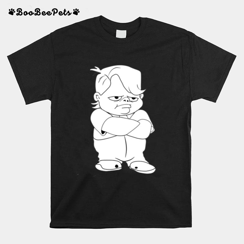 Outline Art Louie Anderson Cartoon Life With Louie T-Shirt