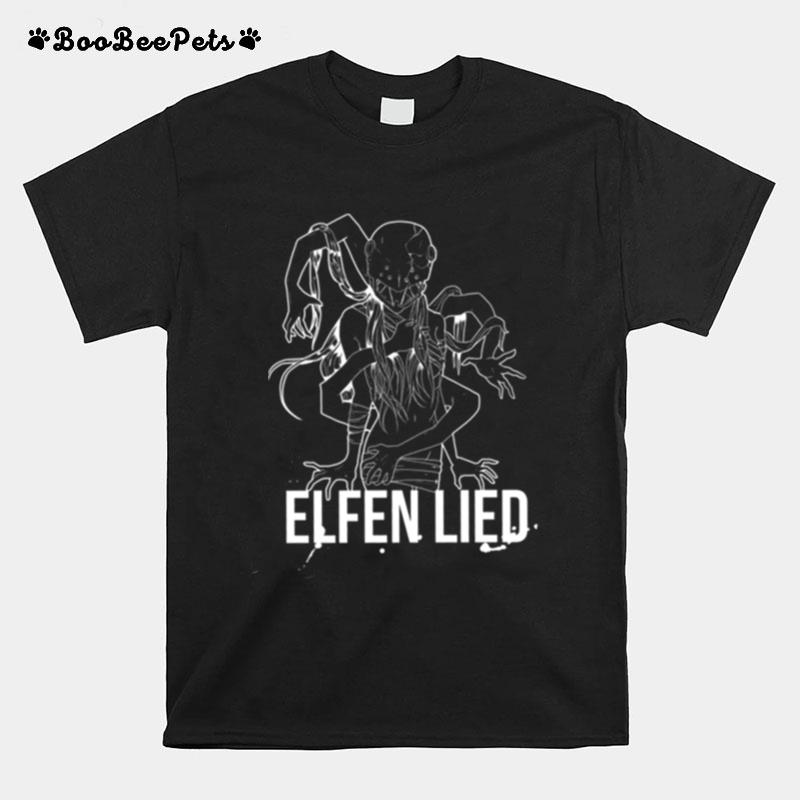 Outline Design Elfen Lied T-Shirt