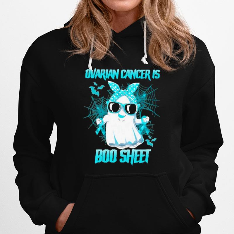 Ovarian Cancer Is Boo Sheet Happy Halloween Hoodie