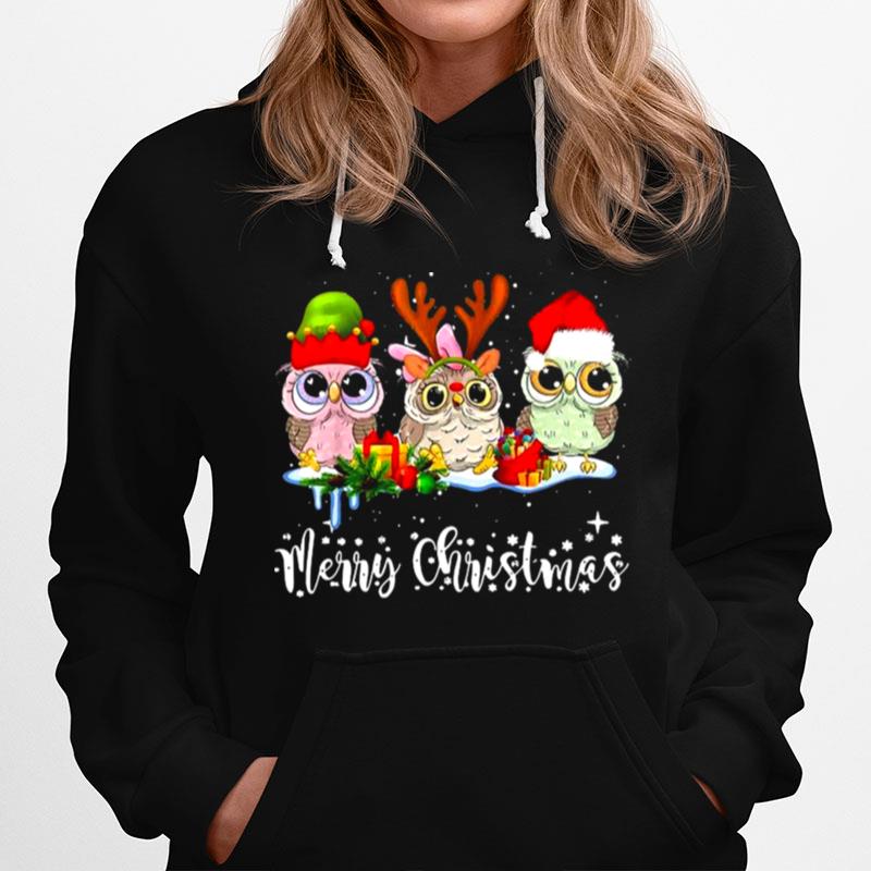 Owl Lover Christmas Gift Funny Owls Ugly Christmas Hoodie