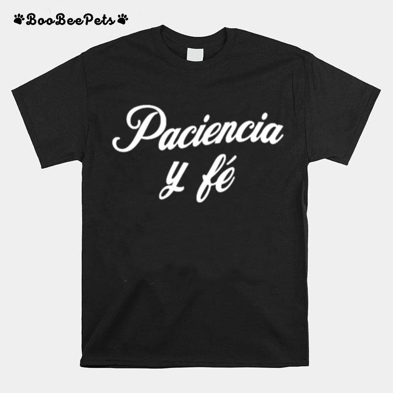 Paciencia Y Fe Nueva York T-Shirt