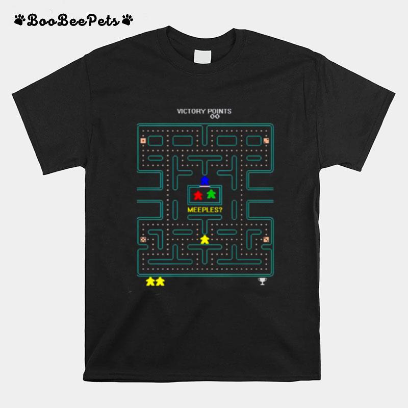 Pacmeeple Board Game Pacman Game T-Shirt