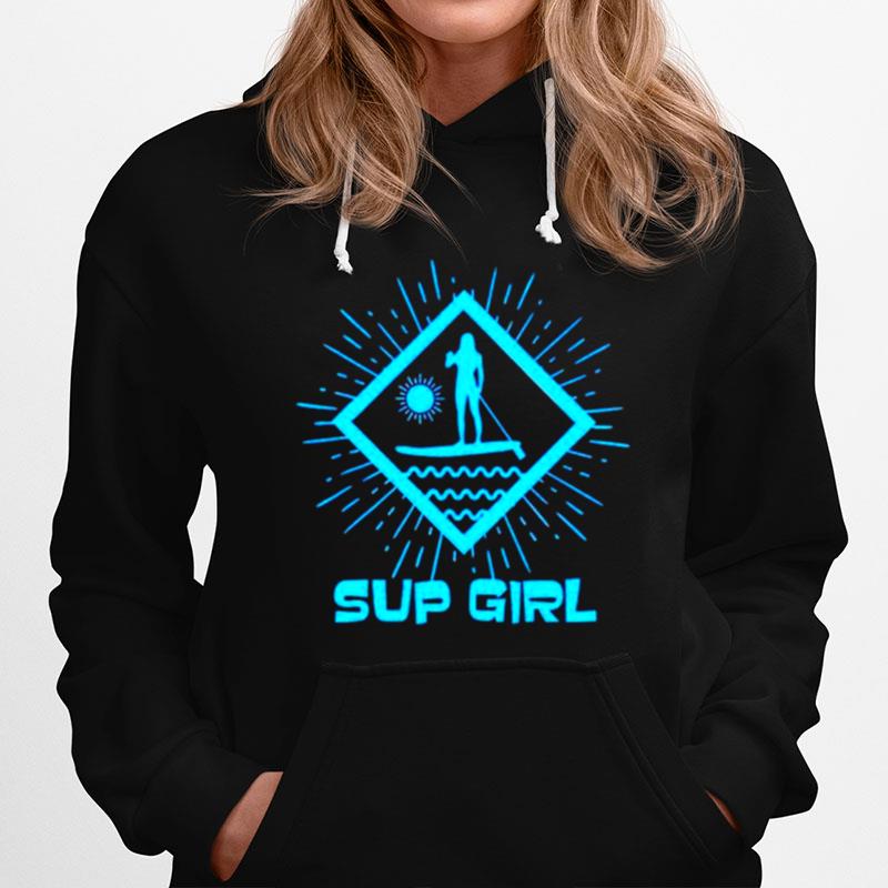 Paddle Boards Sup Girl Hoodie