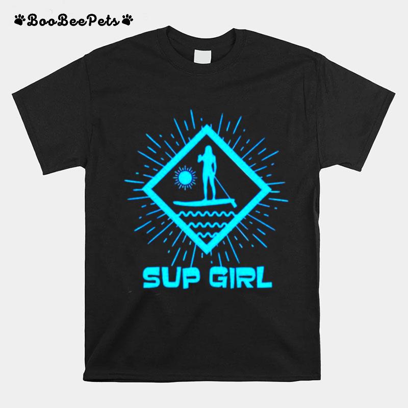 Paddle Boards Sup Girl T-Shirt