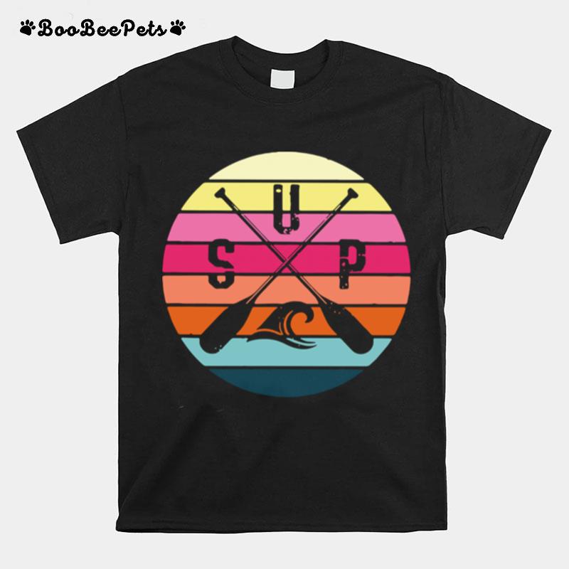 Paddleboard Sup Vintage Retro T-Shirt