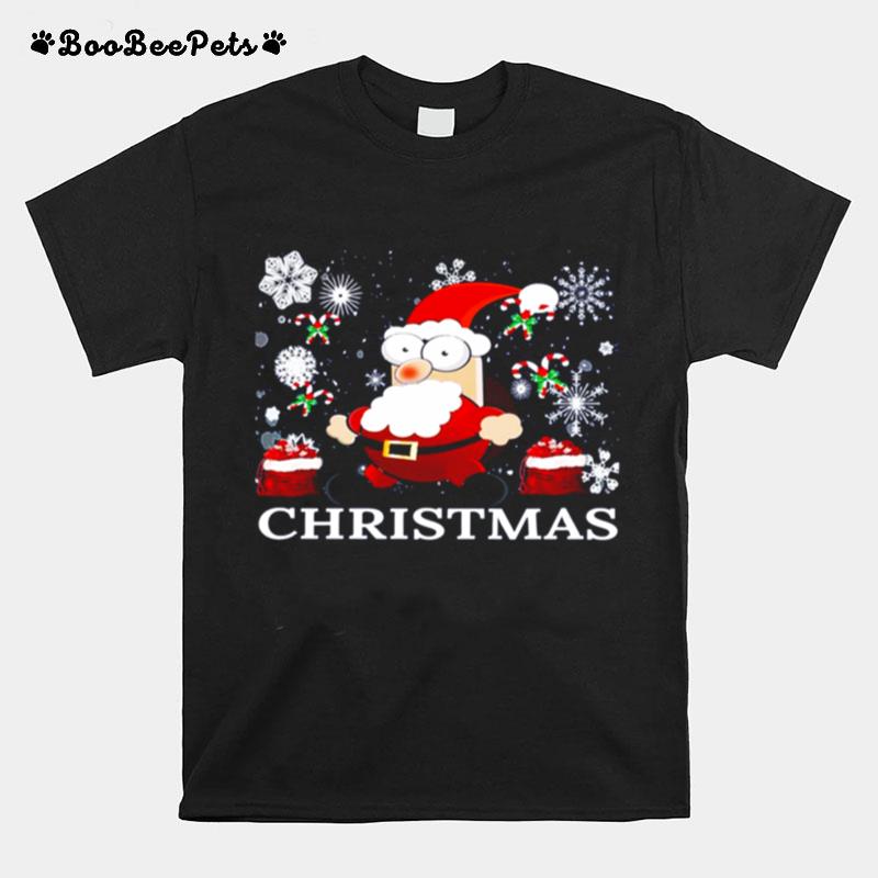 Pajamas Family Xmas Santa Merry Christmas T-Shirt