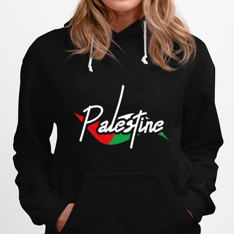 Palestine Eye With Flag The Arab Symbol Fist Of Palestine Hoodie