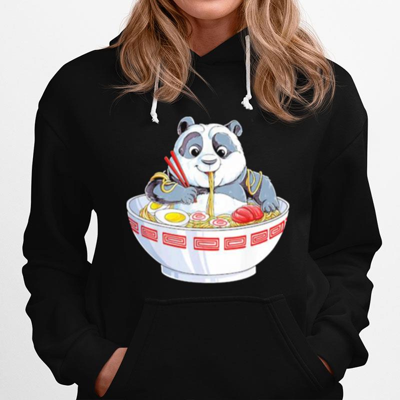 Panda Eating Noodle Hoodie