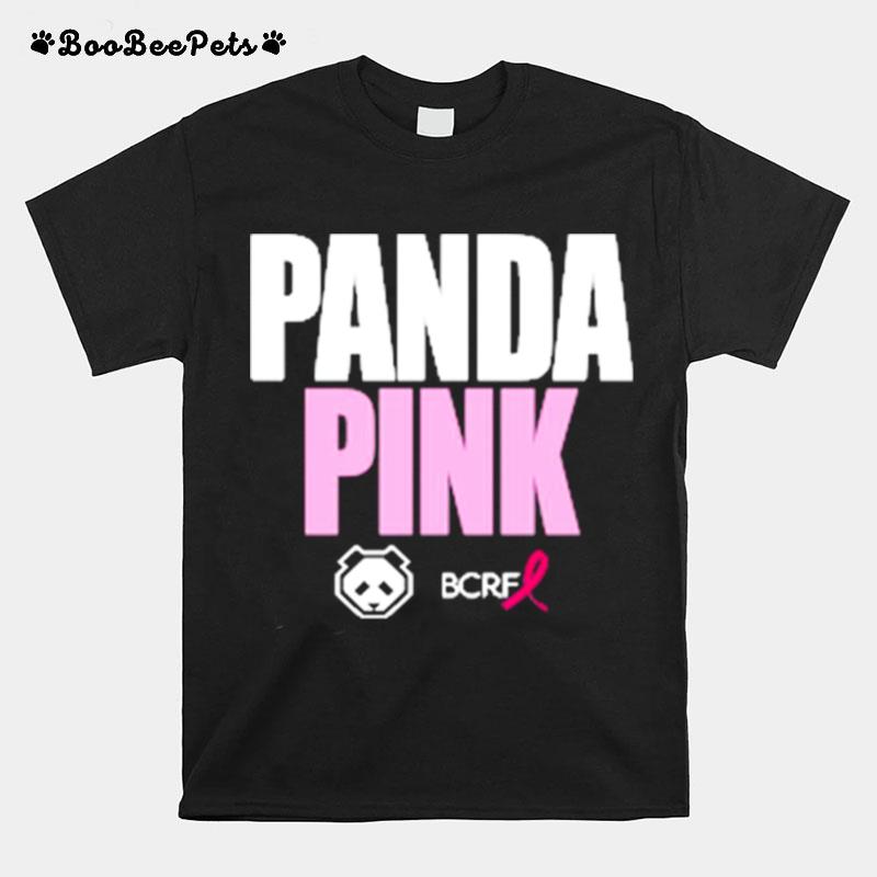 Panda Pink Bcrf Black T-Shirt