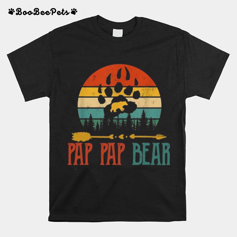 Pap Pap Bear Best Fathers Day Gift Vintage T-Shirt