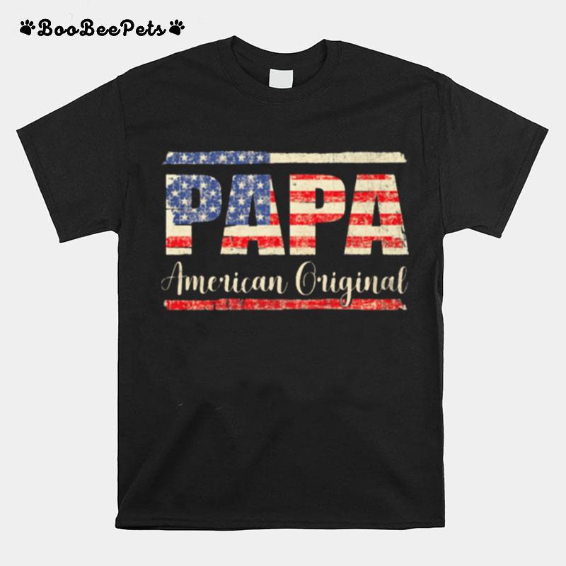 Papa American Original American Flag T-Shirt