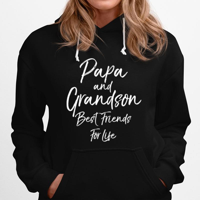 Papa And Grandson Best Friends For Life Hoodie