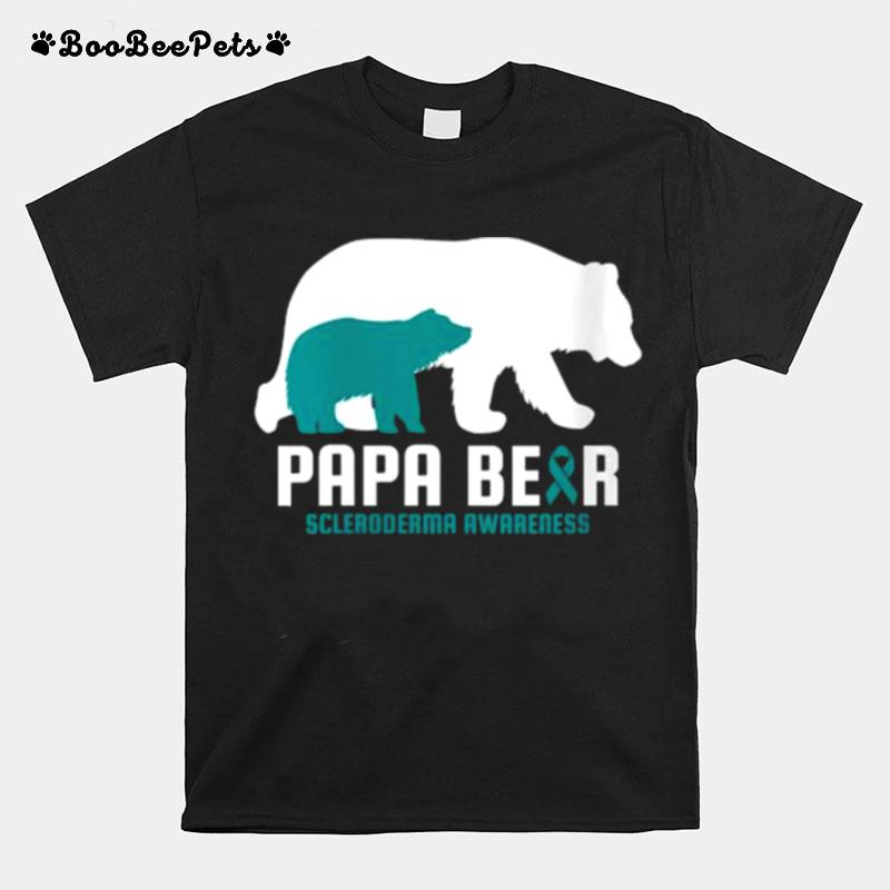 Papa Bear Scleroderma Awareness T-Shirt