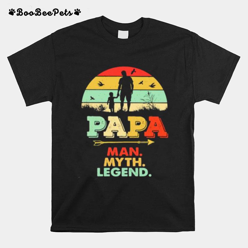 Papa Man Myth Legend Vintage T-Shirt