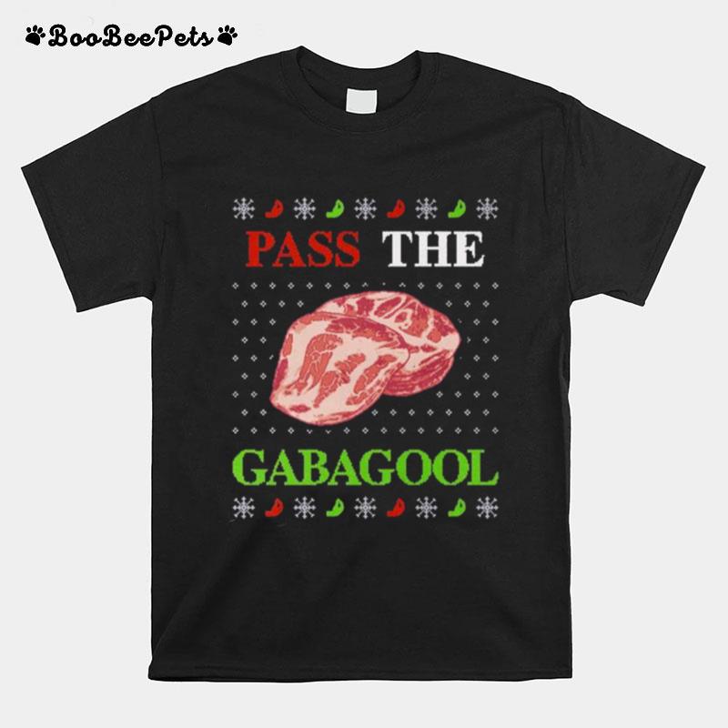 Pass The Gabagool Ugly Christmas T-Shirt