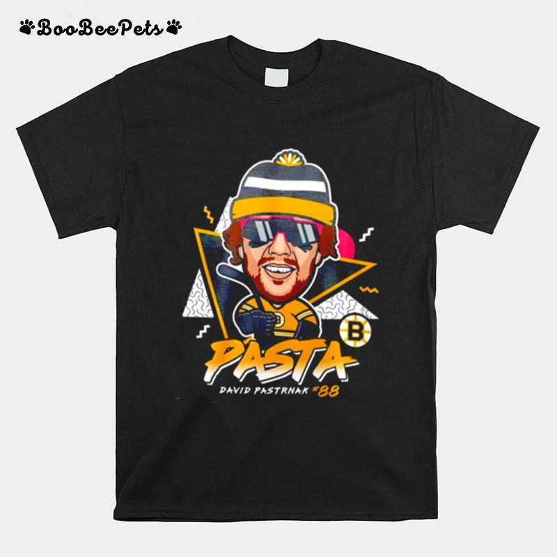 Pastor David Pastrnak 88 Boston Bruins T-Shirt