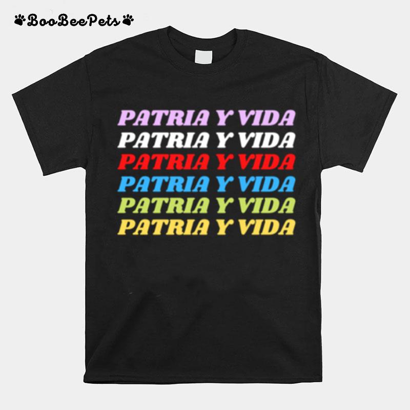 Patria Y Vida Libertad Para Cuba Movimiento San Isidro T-Shirt