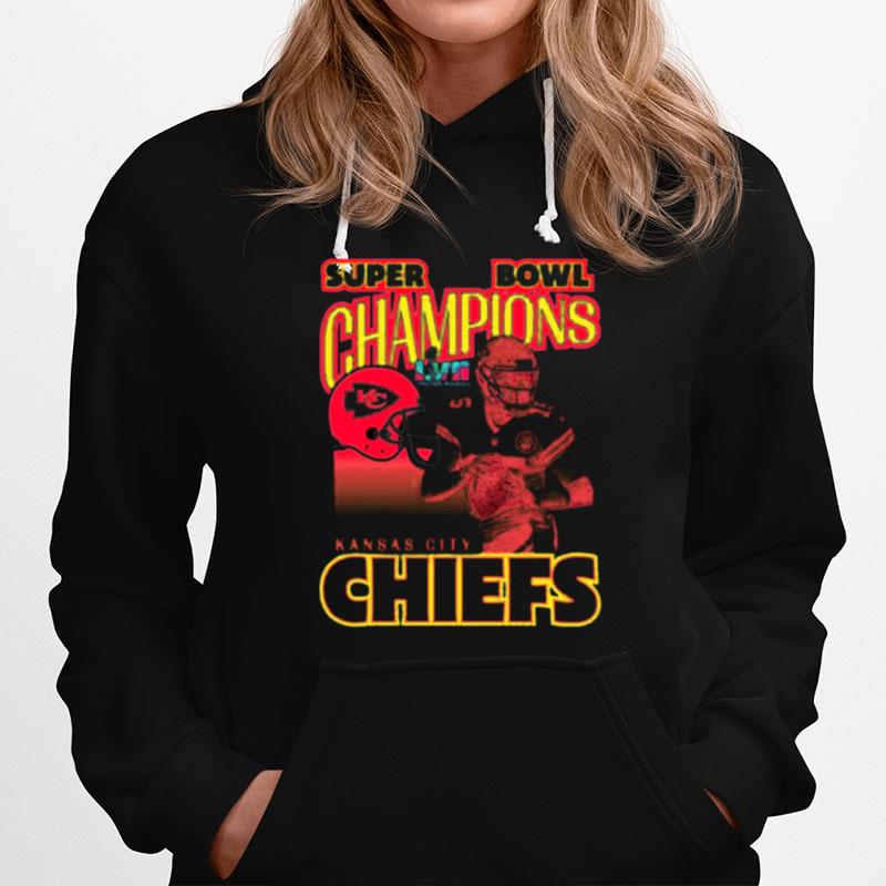 Patrick Mahomes Super Champions Of Lvii Kansas City Chiefs Hoodie