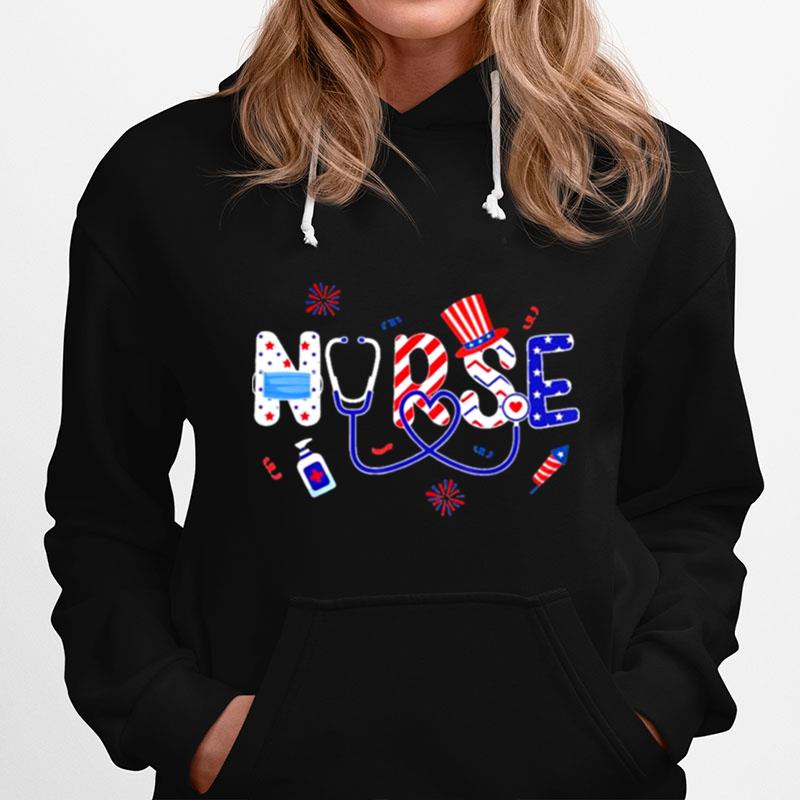 Patriotic Nurse 4Th Of July Hoodie