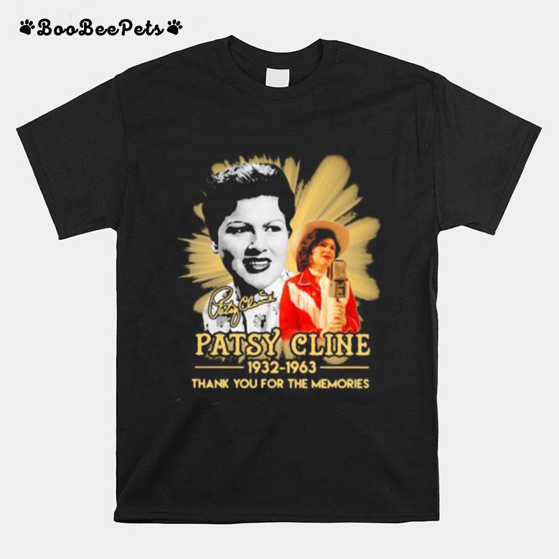 Patsy Cline 1932 1963 Thank For The Memories Signature T-Shirt