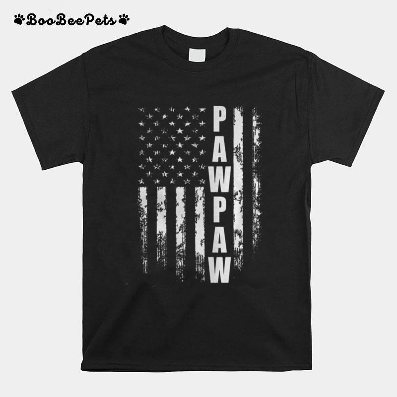 Pawpaw Gift America Flag Christmas T-Shirt