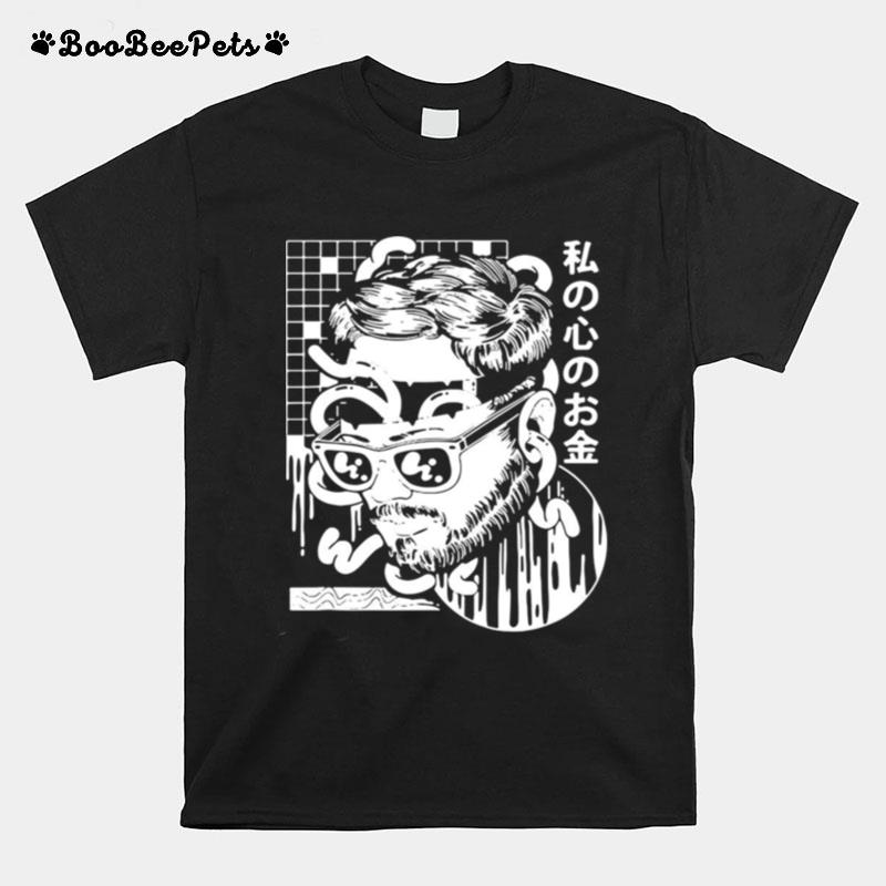 Paymoneywubby Black And White Portrait T-Shirt