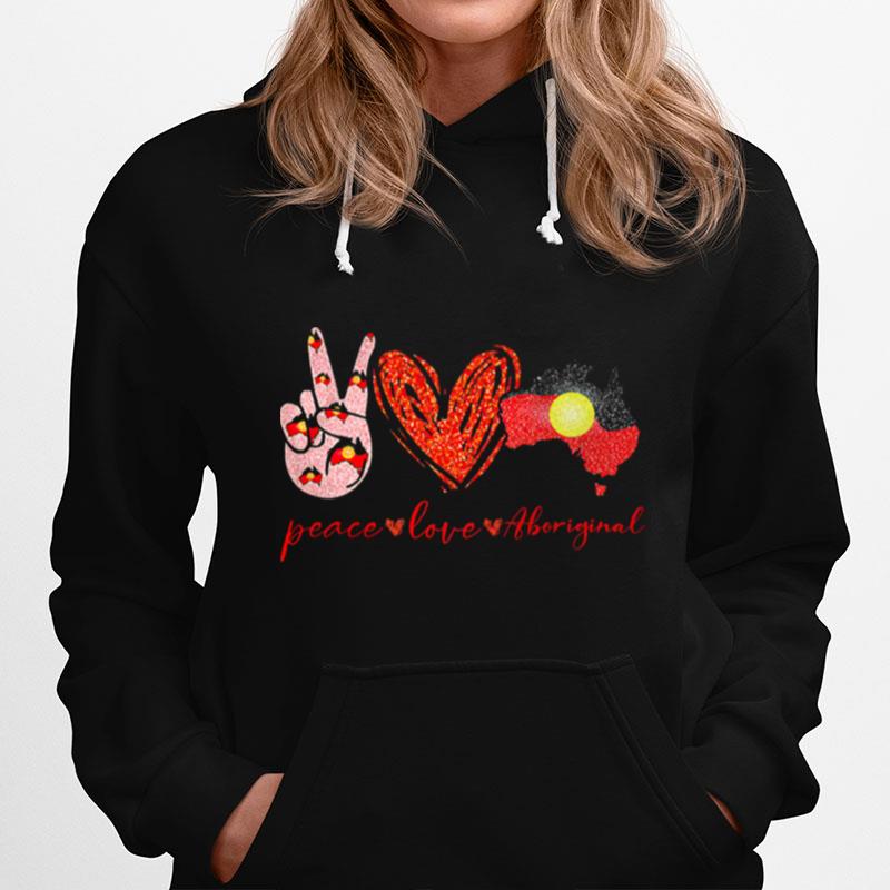 Peace Love Aboriginal Hoodie