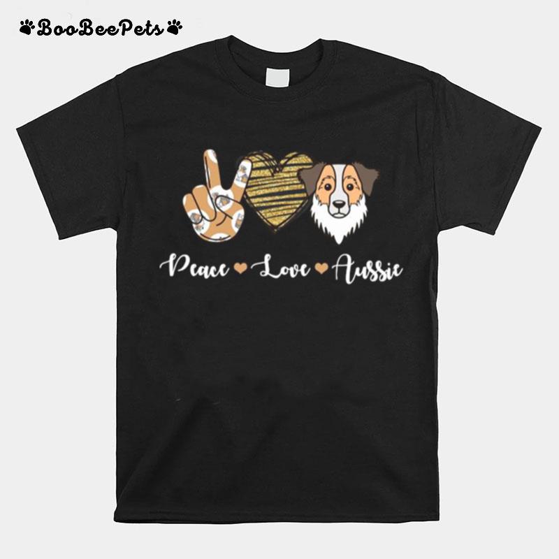 Peace Love Aussie T-Shirt