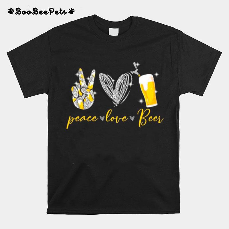 Peace Love Beer T-Shirt