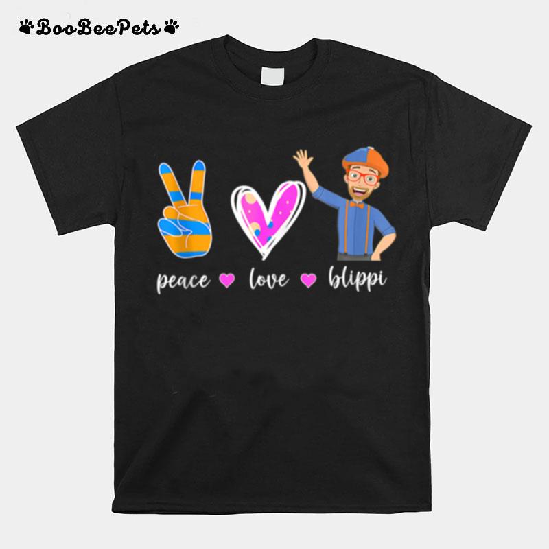 Peace Love Blippis T-Shirt