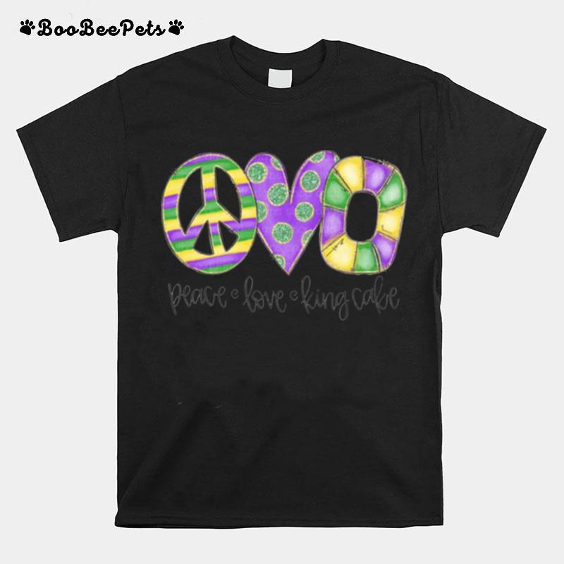 Peace Love Kingcake Vintage T-Shirt