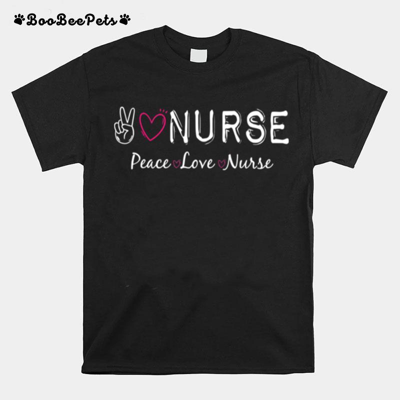 Peace Love Nurse T-Shirt