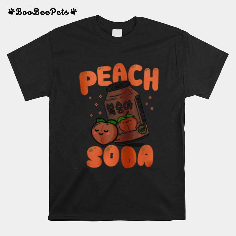 Peach Soda Graphic Kawaii Harajuku Streetwear Japanese T-Shirt