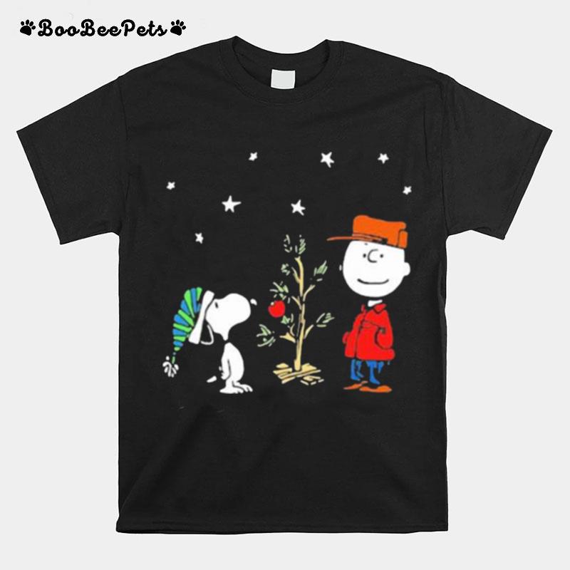 Peanuts Snoopy And Charlie Plant A Tree T-Shirt