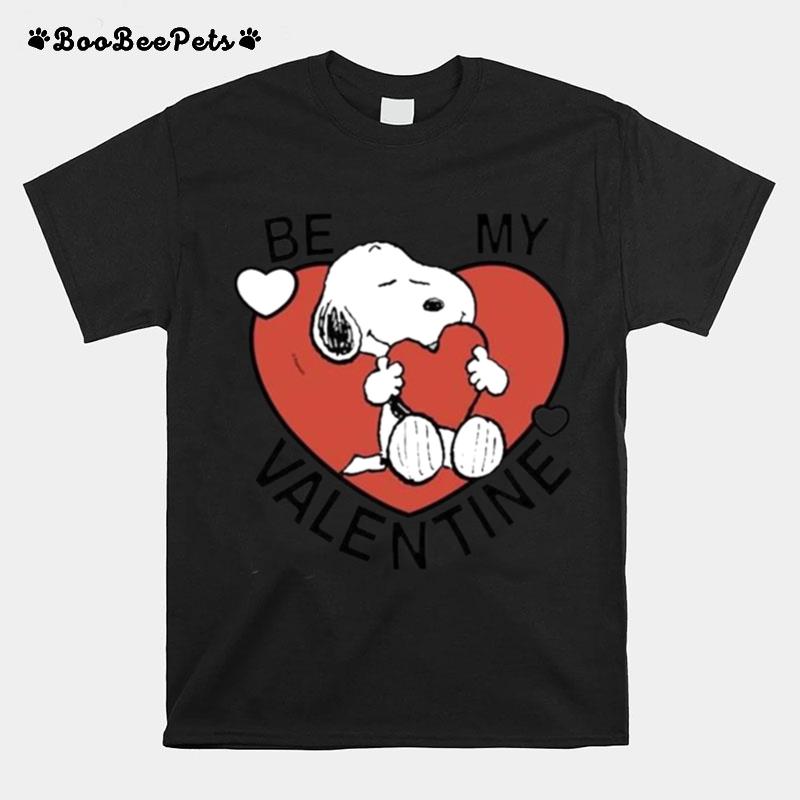 Peanuts Snoopy Be My Valentine Heart T-Shirt