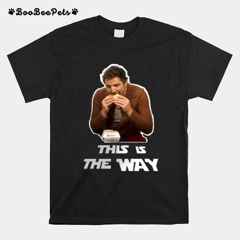 Pedro Pascal Eating Empanada L Meme T-Shirt