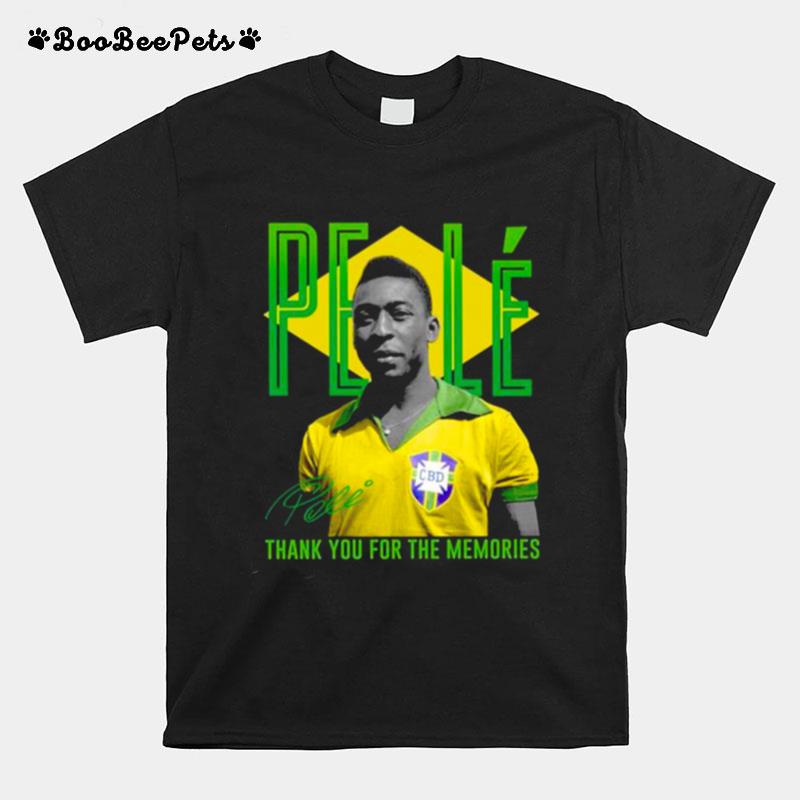 Pele 1940 2022 Thank You For The Memories Signature T-Shirt