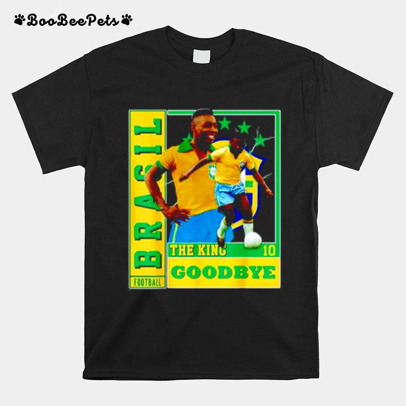 Pele Football Legend Pele 10 The King Football Player T-Shirt