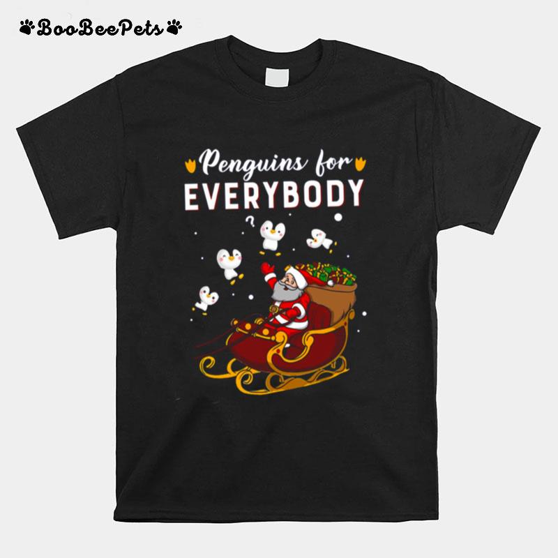 Penguins For Everybody Xmas T-Shirt