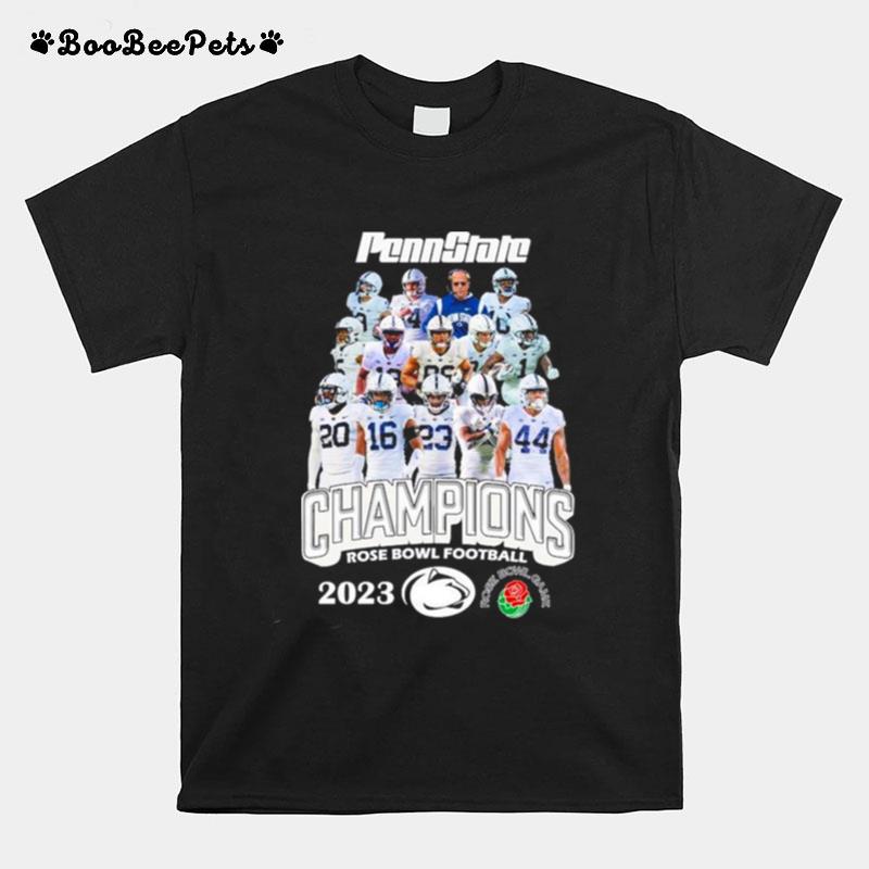 Penn State Nittany Lions 2023 Rose Bowl Champions Football T-Shirt