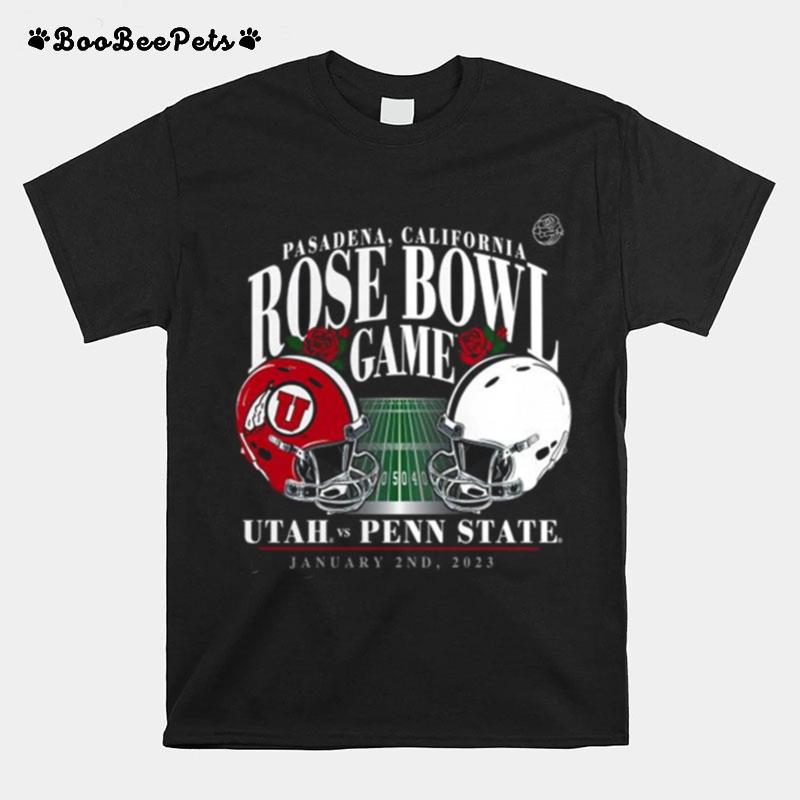 Penn State Nittany Lions Vs Utah Utes 2023 Rose Bowl Matchup Old School T-Shirt